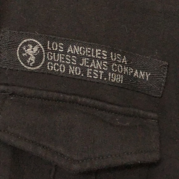 NWOT Men’s Guess Military Style Zip Jacket Large - Picture 3 of 8